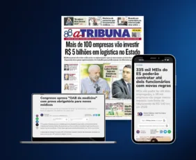 Imagem ilustrativa da imagem Confira os destaques do jornal A Tribuna deste domingo