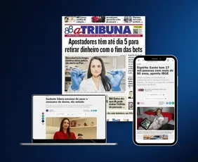 Imagem ilustrativa da imagem Confira os destaques do jornal A Tribuna deste sábado