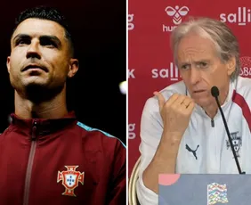Imagem ilustrativa da imagem Cristiano Ronaldo abandona seleção portuguesa após entrevista de Jesus