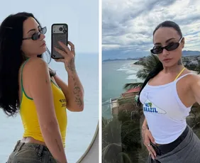 Imagem ilustrativa da imagem Demi Lovato publica álbum de fotos no Brasil: 'Amo meus fãs. Amo brigadeiro'