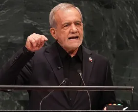 Imagem ilustrativa da imagem Em discurso duro na ONU, presidente do Irã acusa EUA e Israel de terrorismo