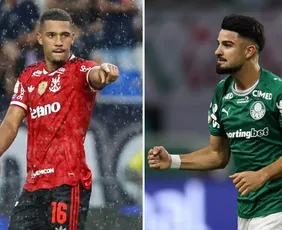 Imagem ilustrativa da imagem Flamengo x Palmeiras: quem tem o caminho mais difícil no Brasileirão