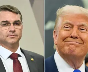 Imagem ilustrativa da imagem Governo Trump sabe da saída de Flávio do Brasil e vai conceder asilo, dizem aliados