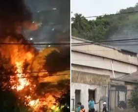 Imagem ilustrativa da imagem Incêndio atinge galpão de distribuidora de alumínios em Vitória