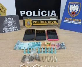 Imagem ilustrativa da imagem Irmãos são presos por tráfico de drogas em Presidente Kennedy