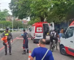 Imagem ilustrativa da imagem Jovem é atropelada por moto na calçada da Beira-Mar, em Vitória