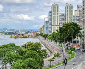 Imagem ilustrativa da imagem Obras na Beira-Mar mudam circulação de ônibus, pedestres e ciclistas nesta segunda