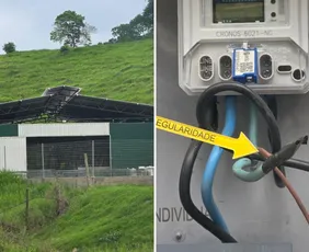 Imagem ilustrativa da imagem Operações contra furto de energia prendem homem no Sul do ES