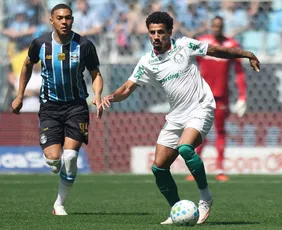 Imagem ilustrativa da imagem Palmeiras amassa Grêmio, mas para em Weverton e pode ver Flamengo abrir na ponta
