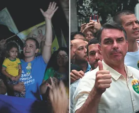 Imagem ilustrativa da imagem Pazolini quer trazer Flávio Bolsonaro ao ES na campanha do 2º turno