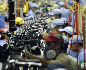 Imagem ilustrativa da imagem Produção de motos no Brasil cresce e tem melhor setembro desde 2011