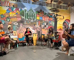 Imagem ilustrativa da imagem Quintal da Cultura reúne congo, música afro-indígena da Sankofa e artes em Viana