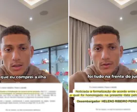 Imagem ilustrativa da imagem Richarlison mostra documentos de compra de imóvel em disputa com Flávio Bolsonaro
