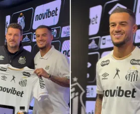 Imagem ilustrativa da imagem Santos anuncia a contratação do meio-campista Philippe Coutinho