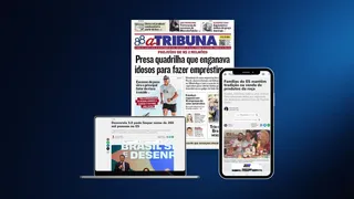 Imagem ilustrativa da imagem Confira os destaques do jornal A Tribuna desta quarta-feira