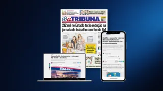 Imagem ilustrativa da imagem Confira os destaques do jornal A Tribuna desta sexta-feira