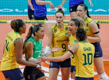 Imagem ilustrativa da imagem Brasil vence 4º jogo e encara Argentina por vaga olímpica no domingo