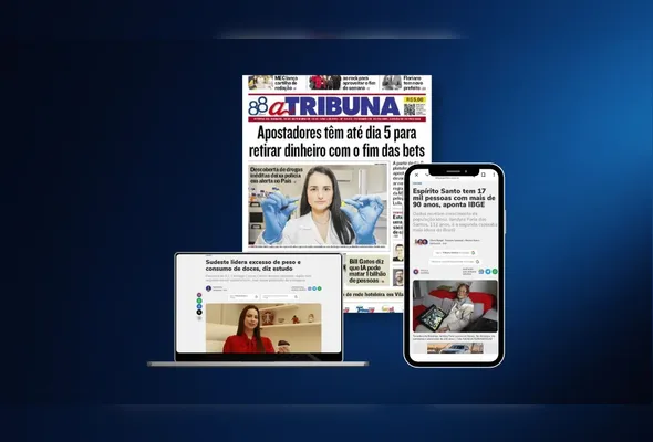 Imagem ilustrativa da imagem Confira os destaques do jornal A Tribuna deste sábado