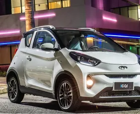 Imagem ilustrativa da imagem Caoa Chery lança carro 100% elétrico mais em conta do Brasil