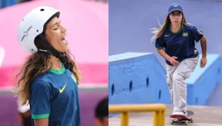 Imagem ilustrativa da imagem Rayssa Leal brilha em semifinal e vai à decisão do skate em Roma com Pâmela Rosa