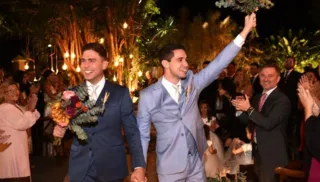 Imagem ilustrativa da imagem Repórteres se casam no Rio de Janeiro em grande festa