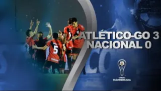 Imagem ilustrativa da imagem GOLS DA RODADA | Atlético-GO vence Nacional de Suárez e está na semi da Sula