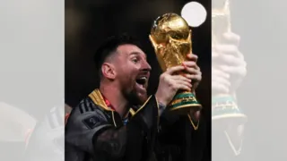 Imagem ilustrativa da imagem Messi é eleito o melhor jogador da Copa do Mundo. Veja premiações