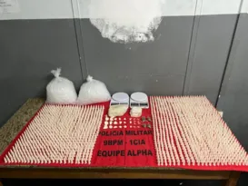 Imagem ilustrativa da imagem Polícia apreende mais de 1.400 pinos de cocaína dentro de casa no ES