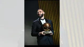 Imagem ilustrativa da imagem Benzema alfineta premiação da Fifa ao exaltar os próprios feitos do ano passado