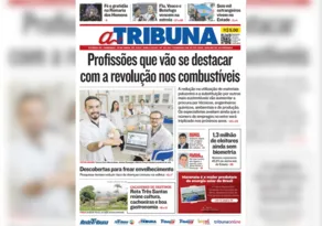 Imagem ilustrativa da imagem Veja os destaques do jornal A Tribuna deste domingo, dia 16 de abril