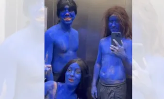 Imagem ilustrativa da imagem Trio fantasiado impede roubo de celular e registra boletim pintado de Avatar