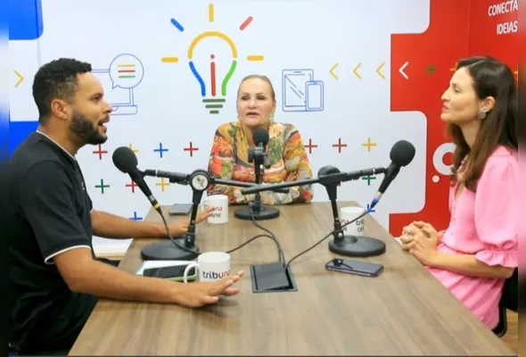 Matheus Simão, Liliajane Mallmann e Rosimara Machado