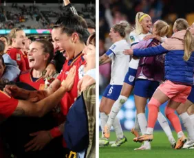 Imagem ilustrativa da imagem Copa do Mundo Feminina: Espanha e Inglaterra duelam por conquista inédita