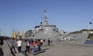 Imagem ilustrativa da imagem Conheça o interior de um navio de guerra