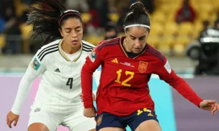 Imagem ilustrativa da imagem Espanha espanta crise interna e vence a Costa Rica pela Copa feminina