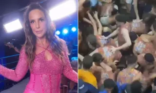 Imagem ilustrativa da imagem Foliões ficam feridos após serem pisoteados no bloco de Ivete Sangalo no Fortal