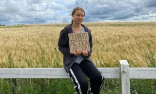 Imagem ilustrativa da imagem Greta Thunberg é condenada a multa por desobedecer ordem policial