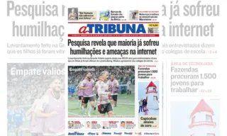 Imagem ilustrativa da imagem Jornal A Tribuna: veja os destaques deste domingo, dia 09 de julho