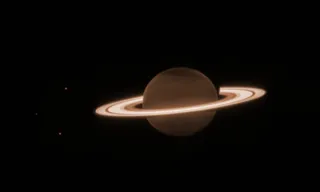 Imagem ilustrativa da imagem Nasa revela imagem inédita de Saturno