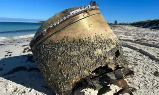 Imagem ilustrativa da imagem Objeto misterioso aparece em praia da Austrália