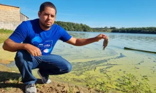 Imagem ilustrativa da imagem Testes para desvendar mistério em lagoa de Guarapari