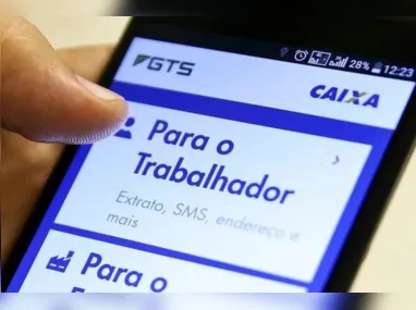 Aplicativo Caixa Econômica Federal- FGTS.