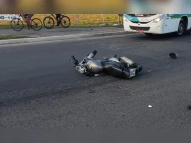 O suspeito foi encaminhado ao PEM, onde foi autuado por lesão corporal