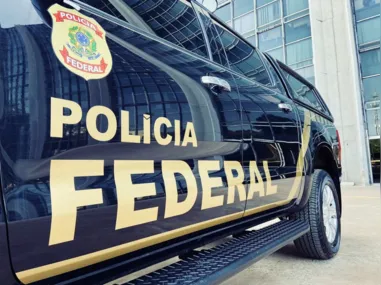 Local onde os policias cumpriram o mandado