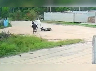 Imagem ilustrativa da imagem Touro solto ataca motociclista no Litoral Norte do ES
