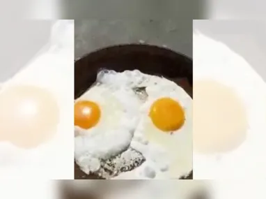 Imagem ilustrativa da imagem VÍDEO | Moradora frita ovo na calçada após Cuiabá bater recorde de calor