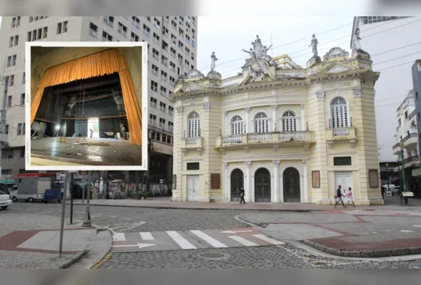 Teatro Carlos Gomes: obra (destaque) vai preservar elementos arquitetônicos, como os lustres históricos
