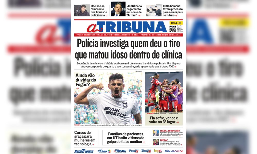 Confira Os Destaques Do Jornal A Tribuna Desta Segunda Feira Tribuna Online Seu Portal De 4209