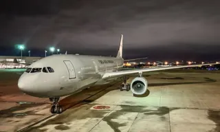 Imagem ilustrativa da imagem Quinto voo de repatriação chega trazendo 215 brasileiros de Israel
