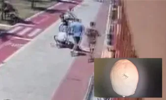 Imagem ilustrativa da imagem Grávida atingida por pedaço de poste sofre fratura no crânio e passará por cirurgia
